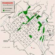 Stadtplan Chandigarhs