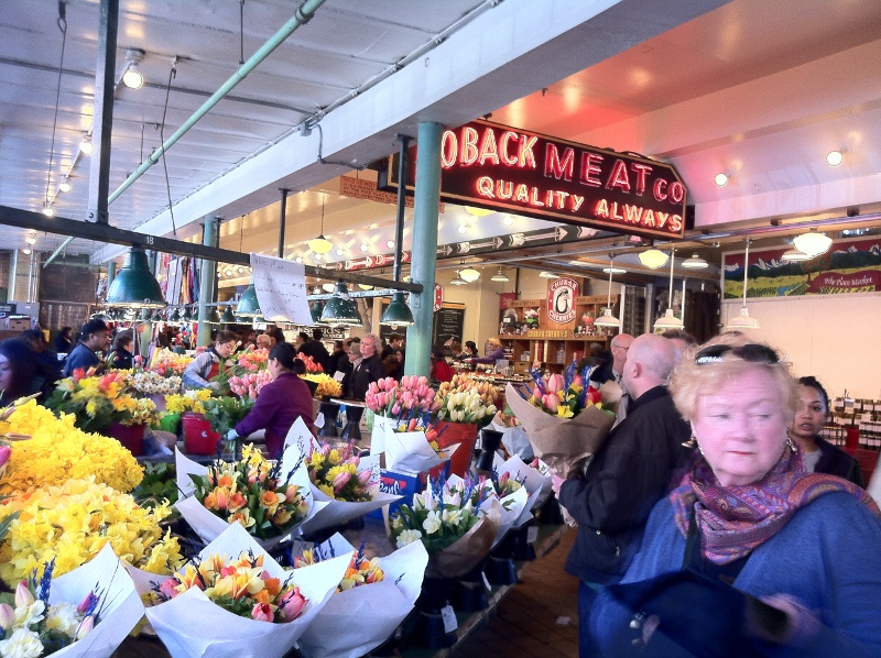 Blumen im Pike Market