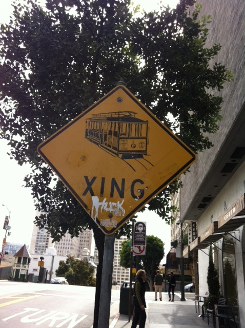 San Francisco CableCar crossing